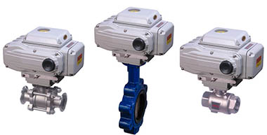 K4 Series Electric Actuator on various valves