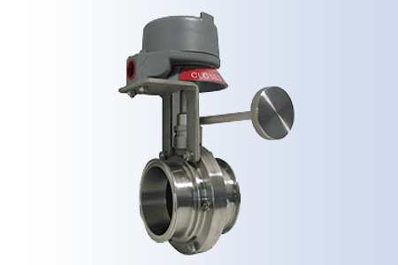 Custom Manual Valve with Limit Switch