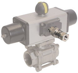 Pneumatic Actuator Equipped with FireChek Heat Activated Shut-off