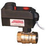 Compact motorized brass and lead free brass ball valves