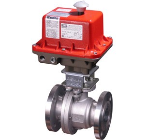 Flanged Ball Valve with explosion-proof electric actuator