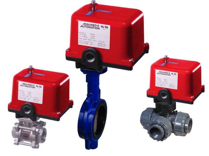R Series Electric Actuator on various valves