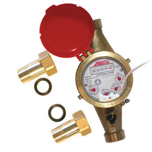 Lead Free Brass Water Meter with Pulse Output
